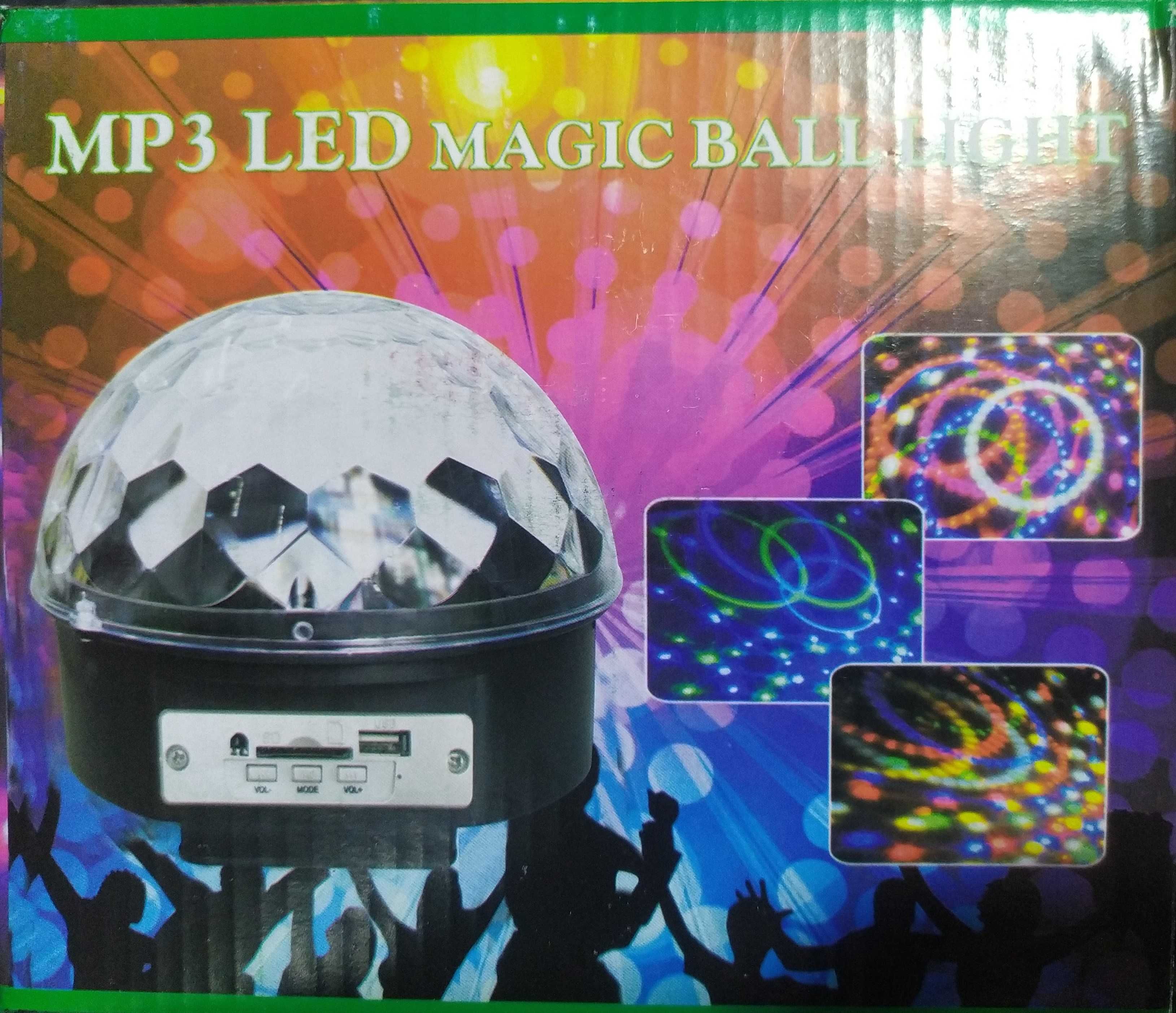 Светодиодная колонка светомузыка Led CRYSTAL Magic Ball.НОВАЯ.ДОСТАВКА
