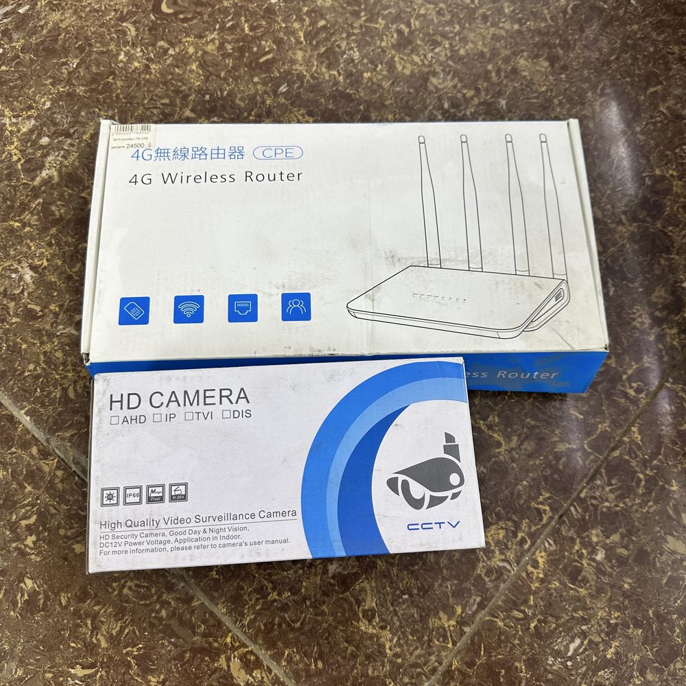 Камера wi-fi + wi-fi модем с интернетом безлимитом для охраны