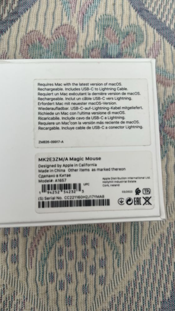 Мышь Apple Magic Mouse 2
