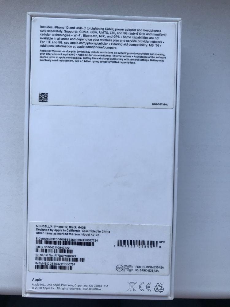 Продам айфон 12 64 гб!!!