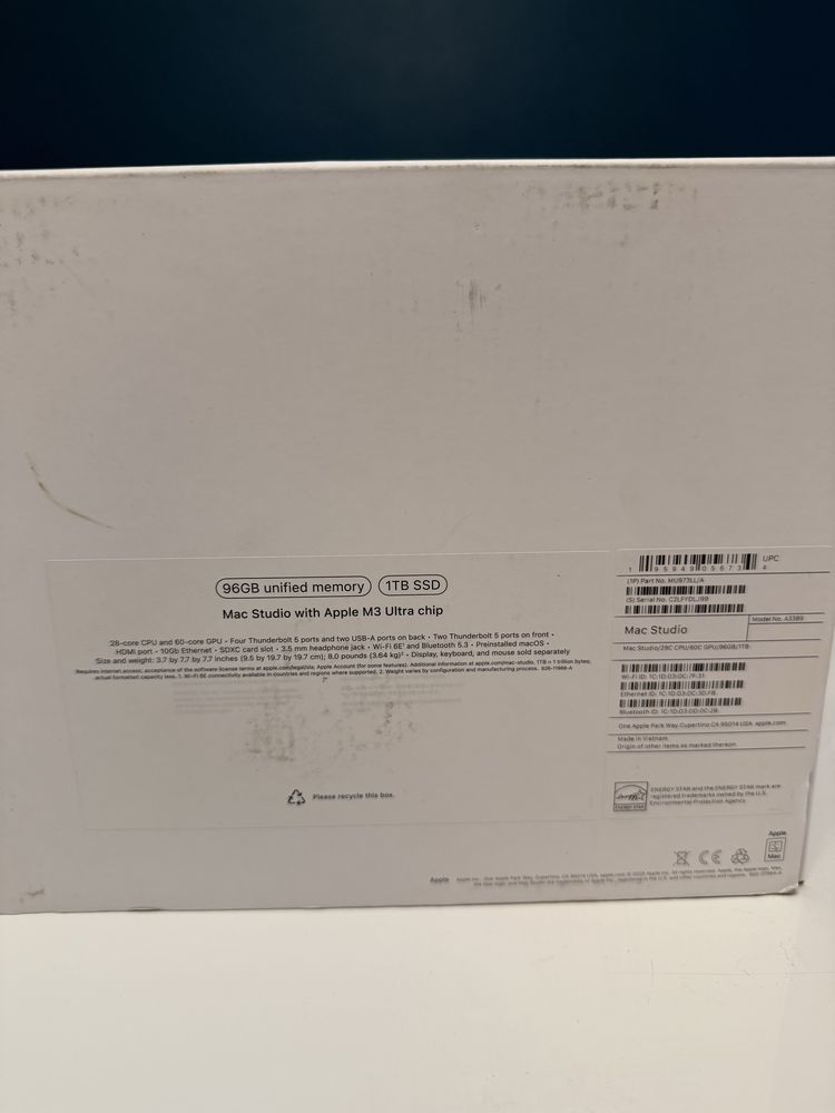 Mac Studio M3 Ultra