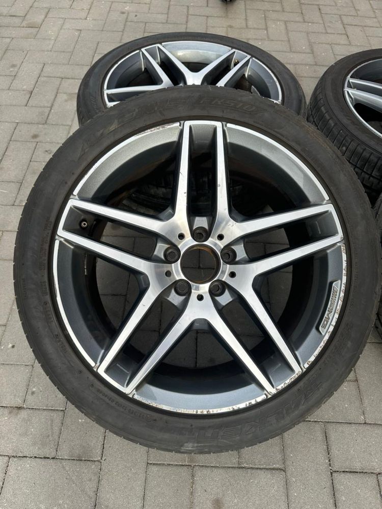 Оригинальные диски R19 от W222 с летней резиной