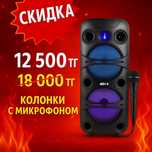 ШОК НИЗКАЯ ЦЕНА Портативная колонка с микрофоном