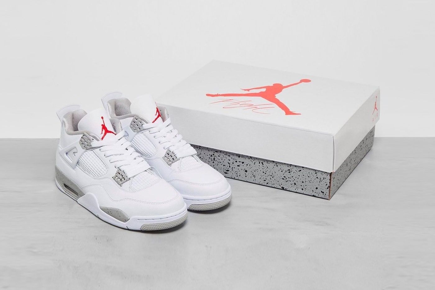 Кроссовки Nike Air Jordan 4 White Oreo