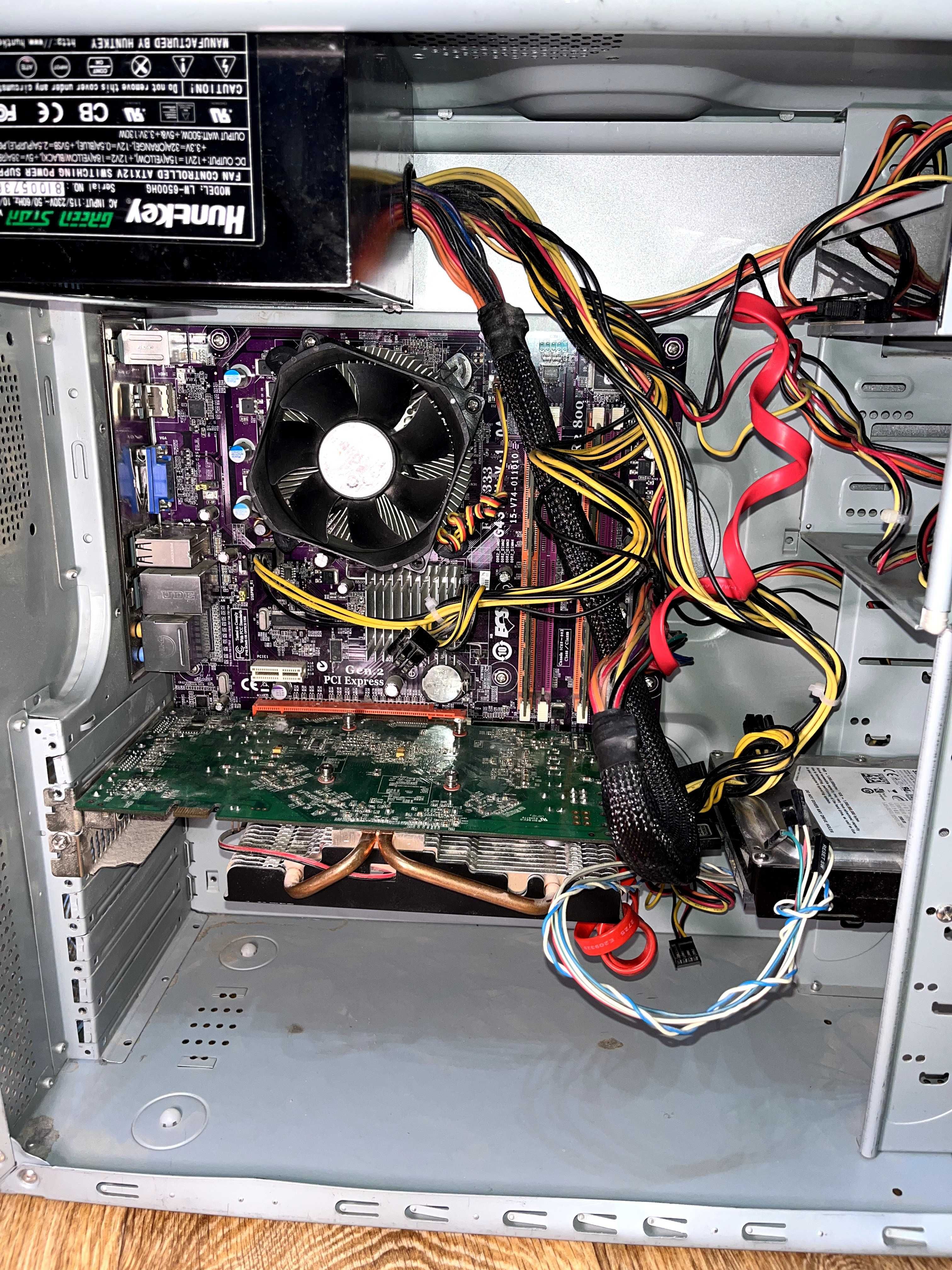 Рабочий пк / Intel core 2 duo / 4гб / 500гб / GT 9800 / 500 ватт