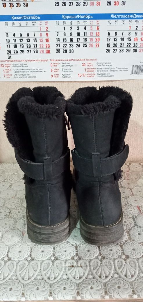 Детские зимние сапоги, на меху, размер 36.