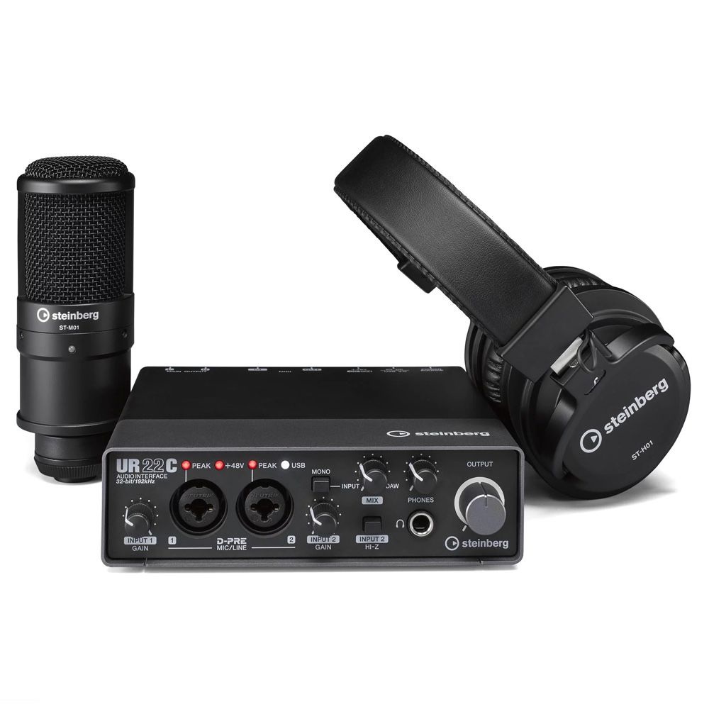 Комплект для звукозаписи Steinberg UR22C Recording pack