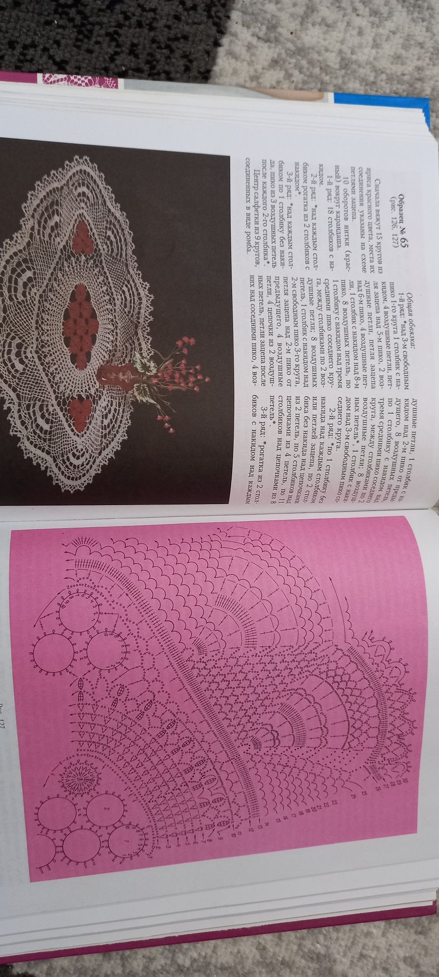Книга по вязанию кружевные салфеток крючком