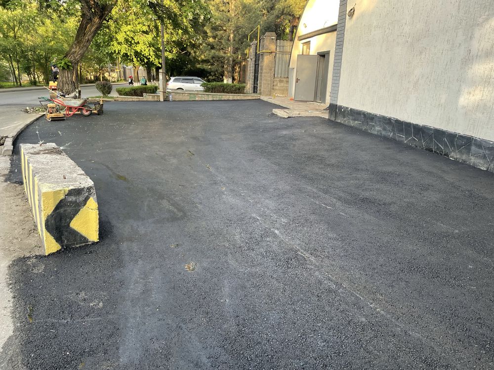 Асфальтирования дорог, тротуаров, площадок