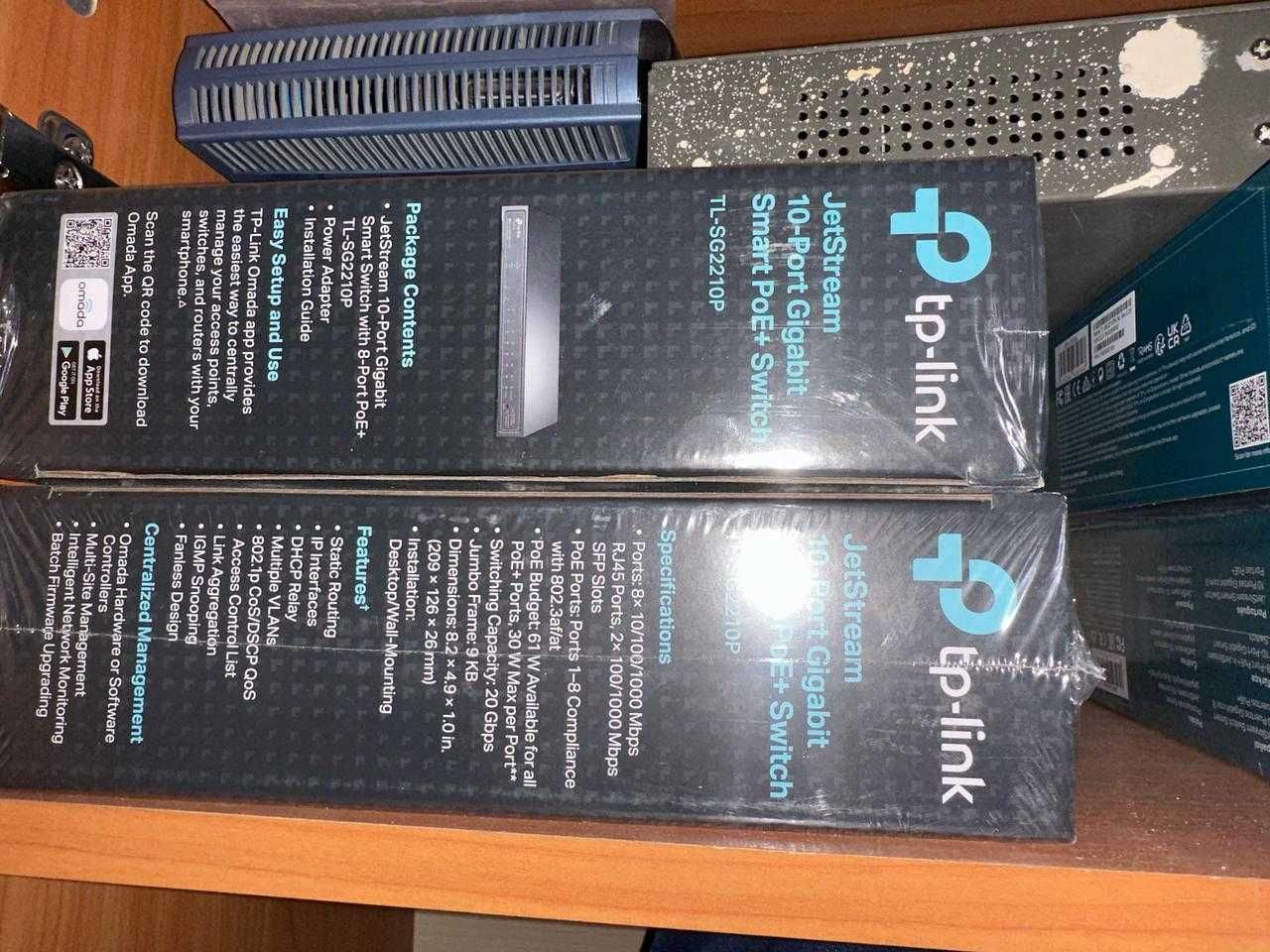 Продам новый коммутатор TP-Link TL-SG2210P