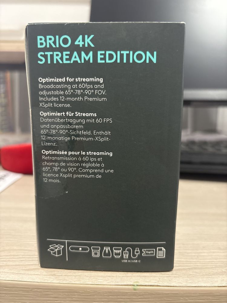 BRIO 4K Stream Edition — Веб-камера для стримов / Zoom / YouTube