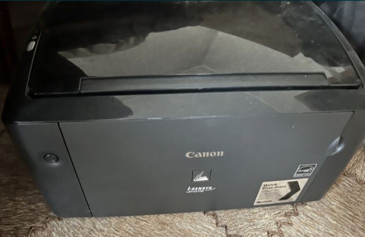 Canon lbp 3010 принтеров в отличном состоянии печатает чисто без полос