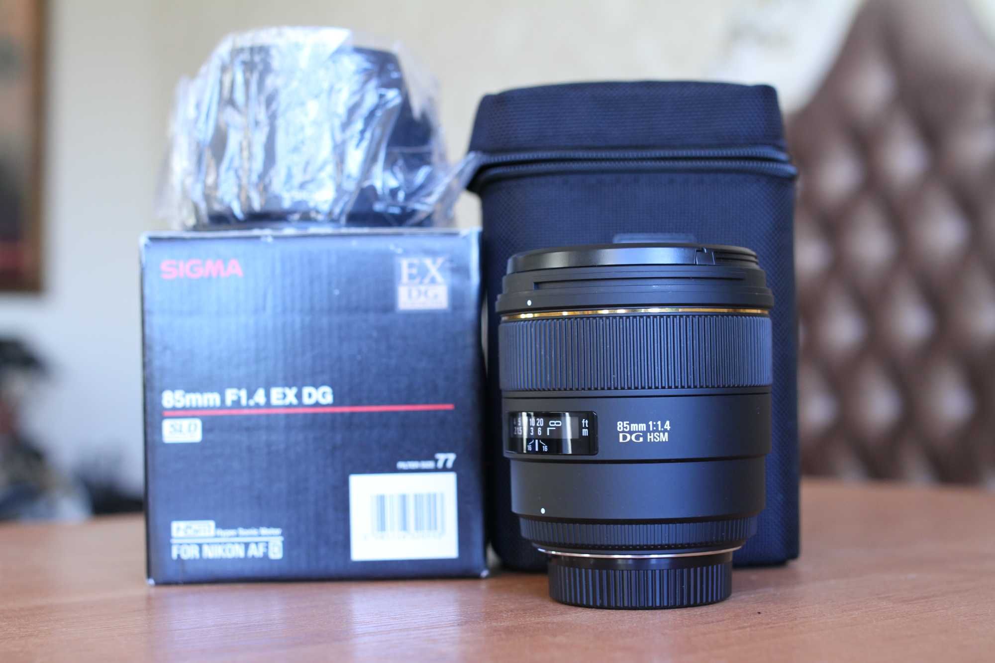 Объектив Sigma 85mm F/1.4EX DG