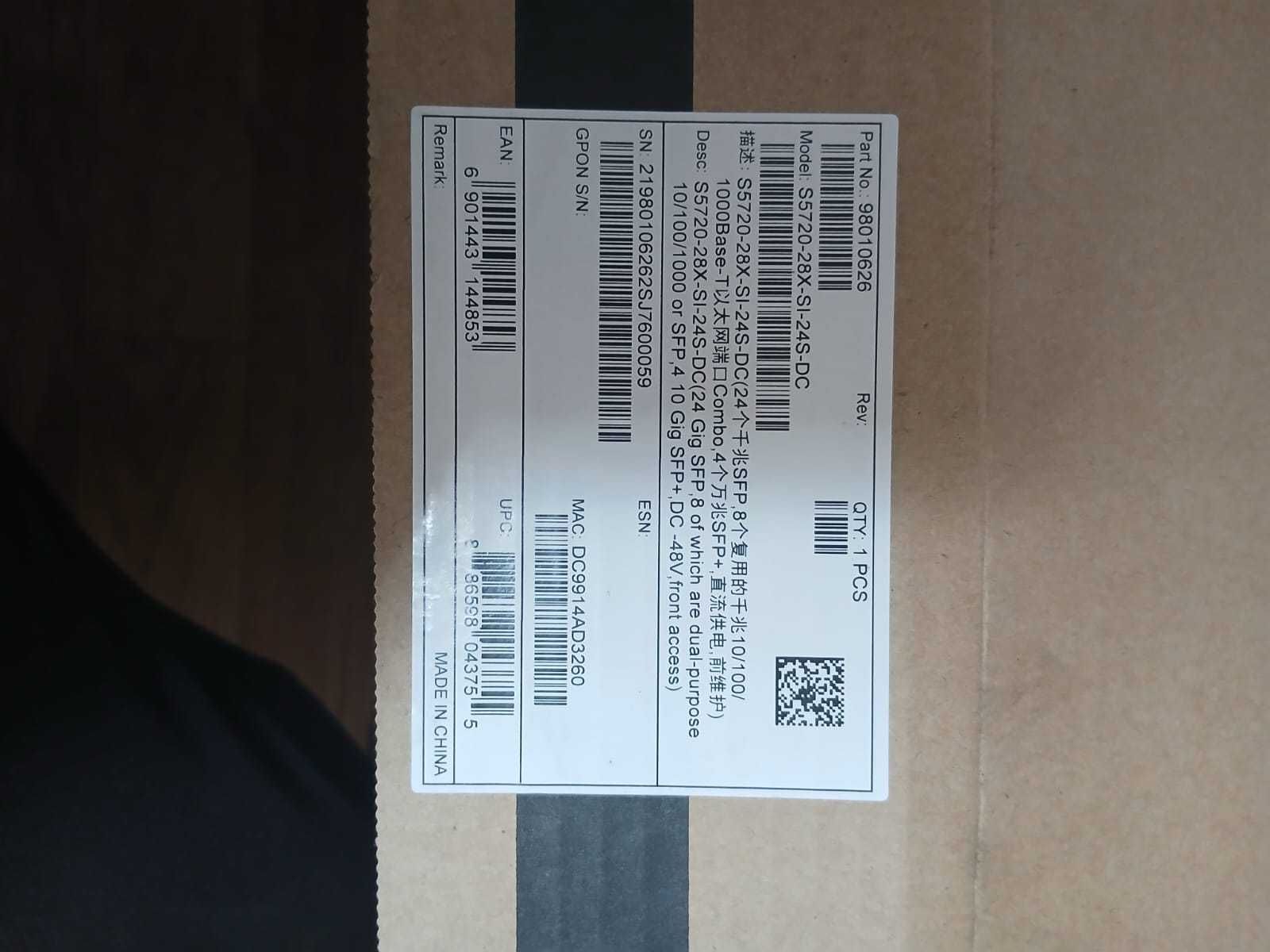 Коммутатор Huawei S5720-28X-SI-24S-DC