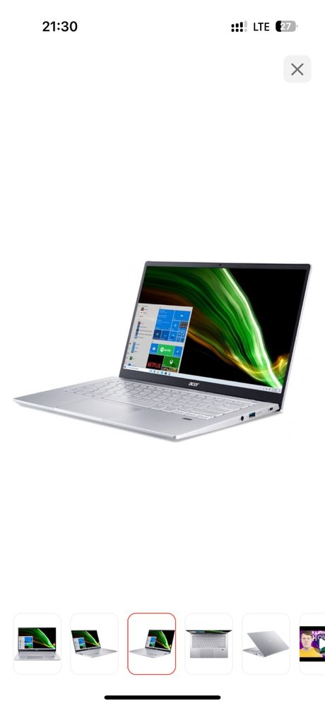 Ультрабук Acer Swift 3 / Ryzen 7-5700U