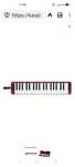 Yamaha melodica P-37D