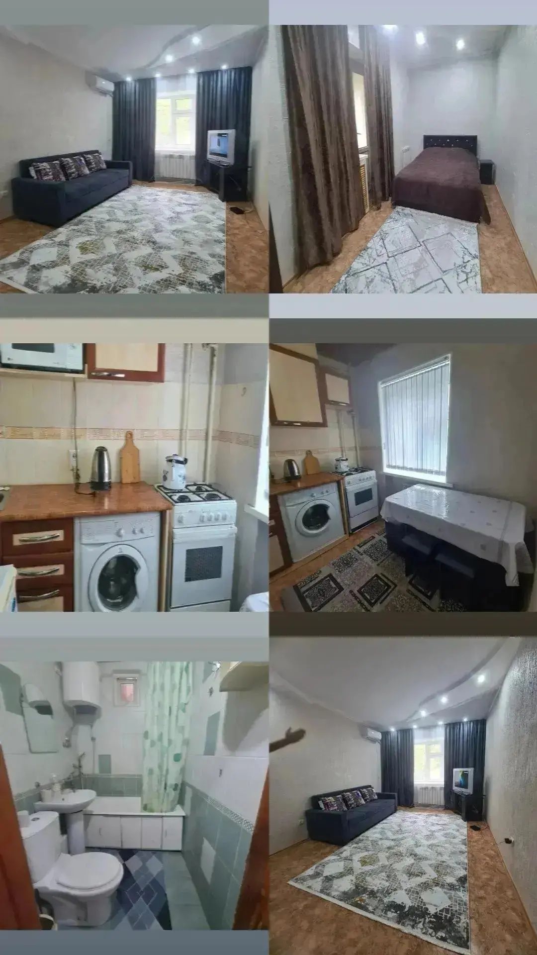 Посуточно в ЦЕНТРЕ 1 и 2 комн с WI Fi