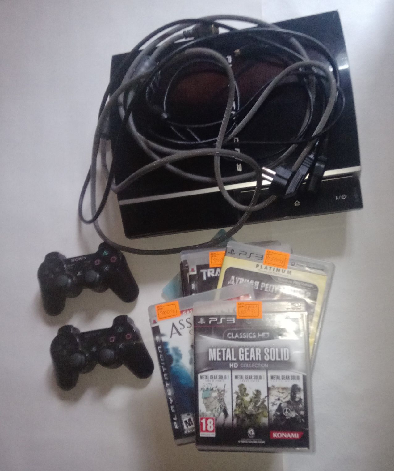 Дёшево отдаю PS3 с дисками