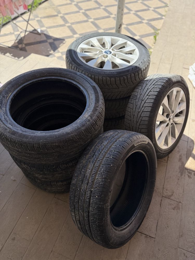 Продам колеса в сборе R 17 215/55