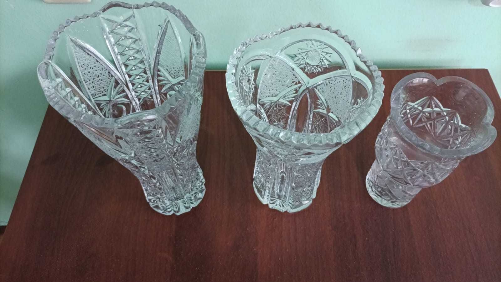 Вазы хрустальные Советских времен