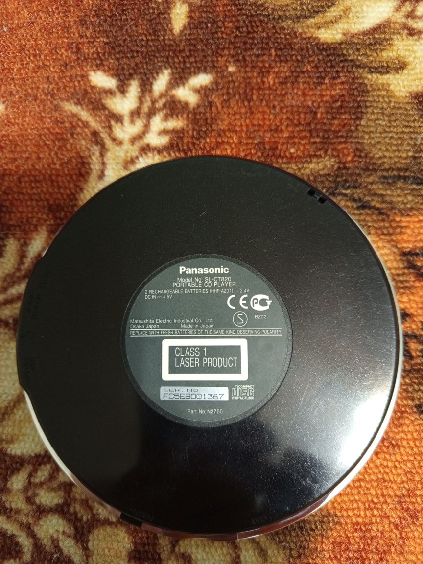 Продам японский плеер Panasonic SL CT820