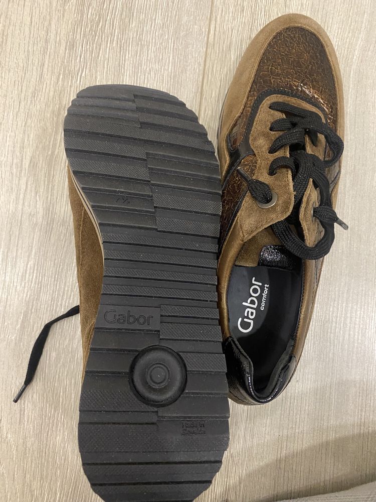 Новые кожаные женские кеды Gabor Comfort