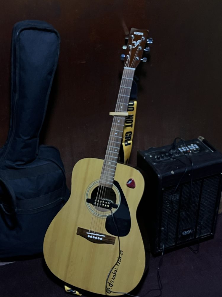 yamaha f310 с колонкой