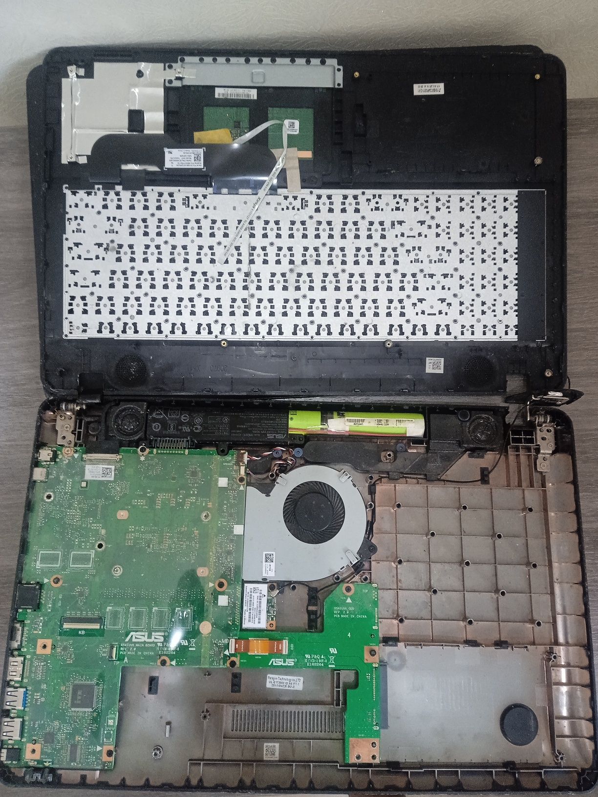 Продам ноутбук asus qcwb335 на запчасти