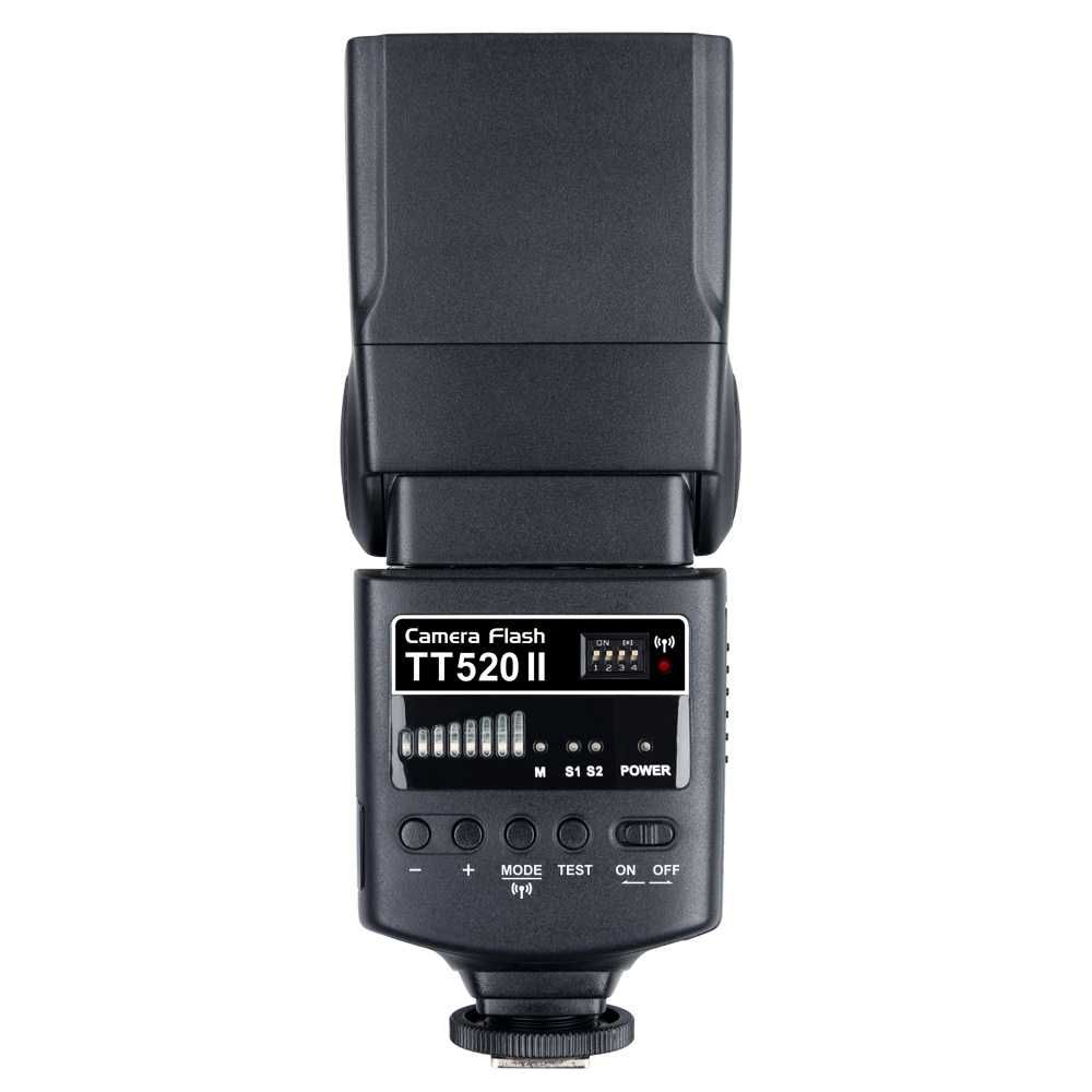 Вспышка на камерная  Godox TT520II + синхронизатор/V850III/ V1C TTL