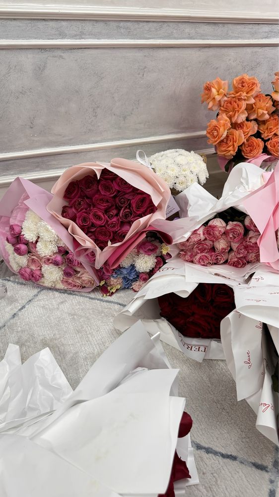 Продам свежые цветы.Торги есть.5-25тыс начинается.