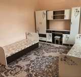 Детский шкаф и кровать новый құрылмаған упаковкасымен жиналған күйінше