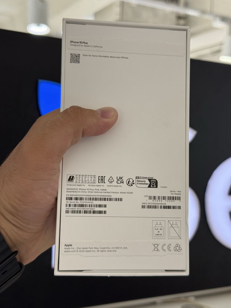 Iphone 16 plus 128гб  новвй