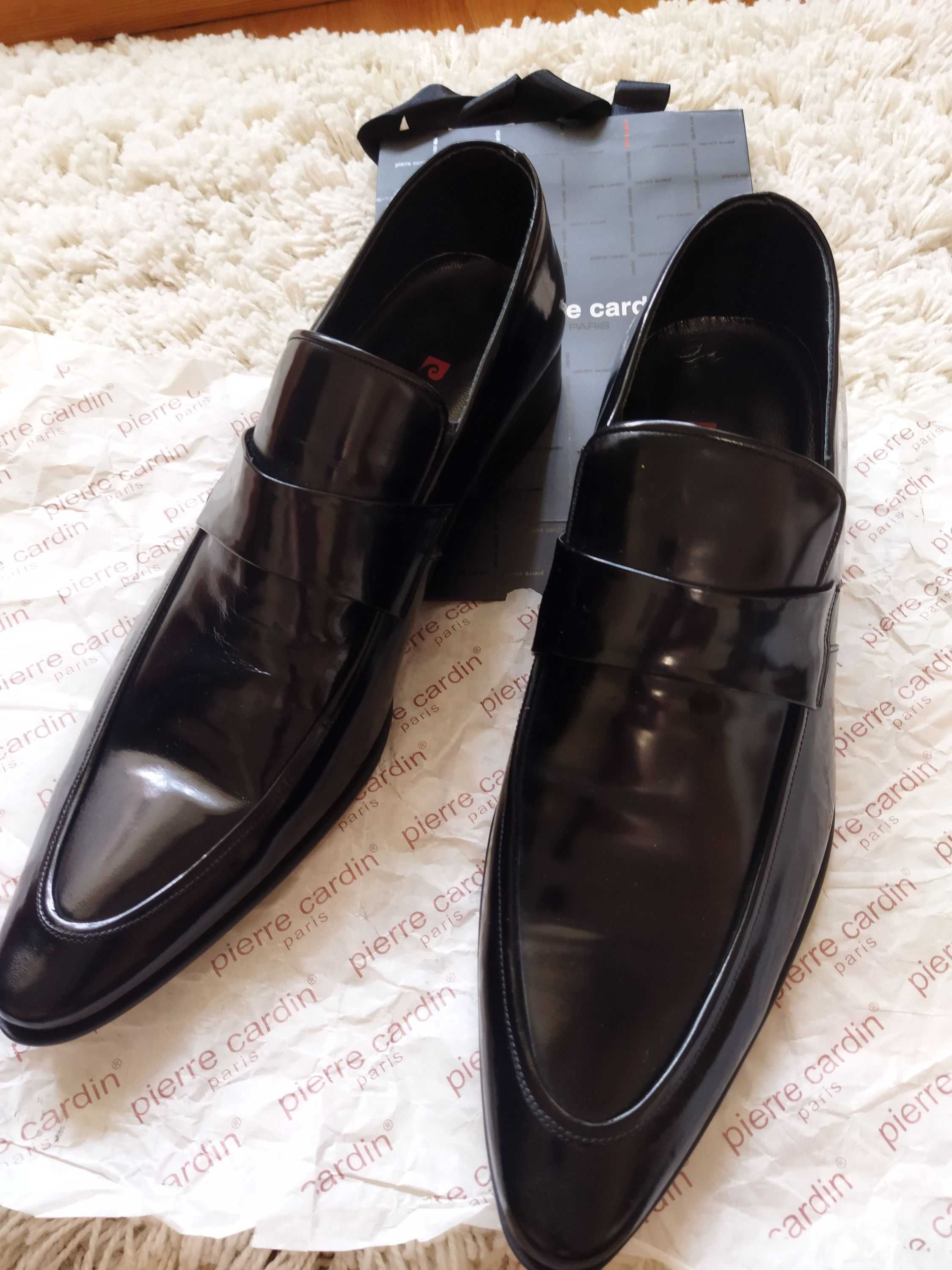 Туфли модельные Pierre Cardin (Франция),кожа,оригинал,новые,р-р 43