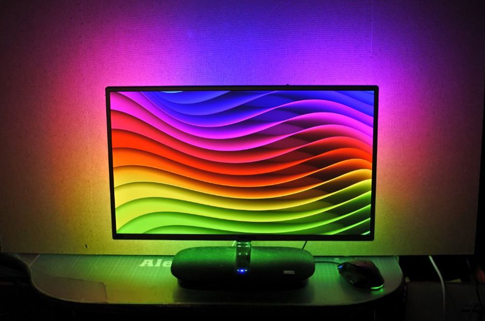 Подсветка для монитора, ambilight, светодиодная лента, led, rgb
