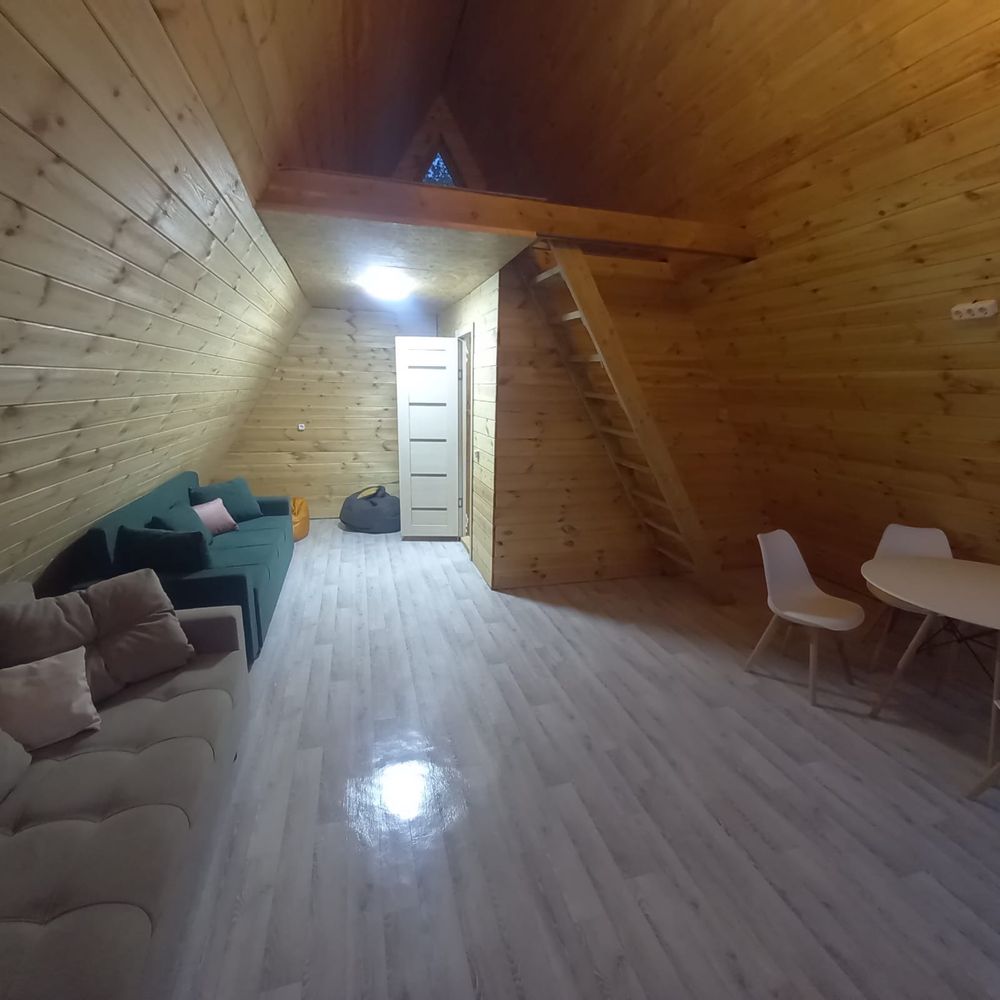 Сдается уютный A-frame домик по суточно рядом жемчужиной