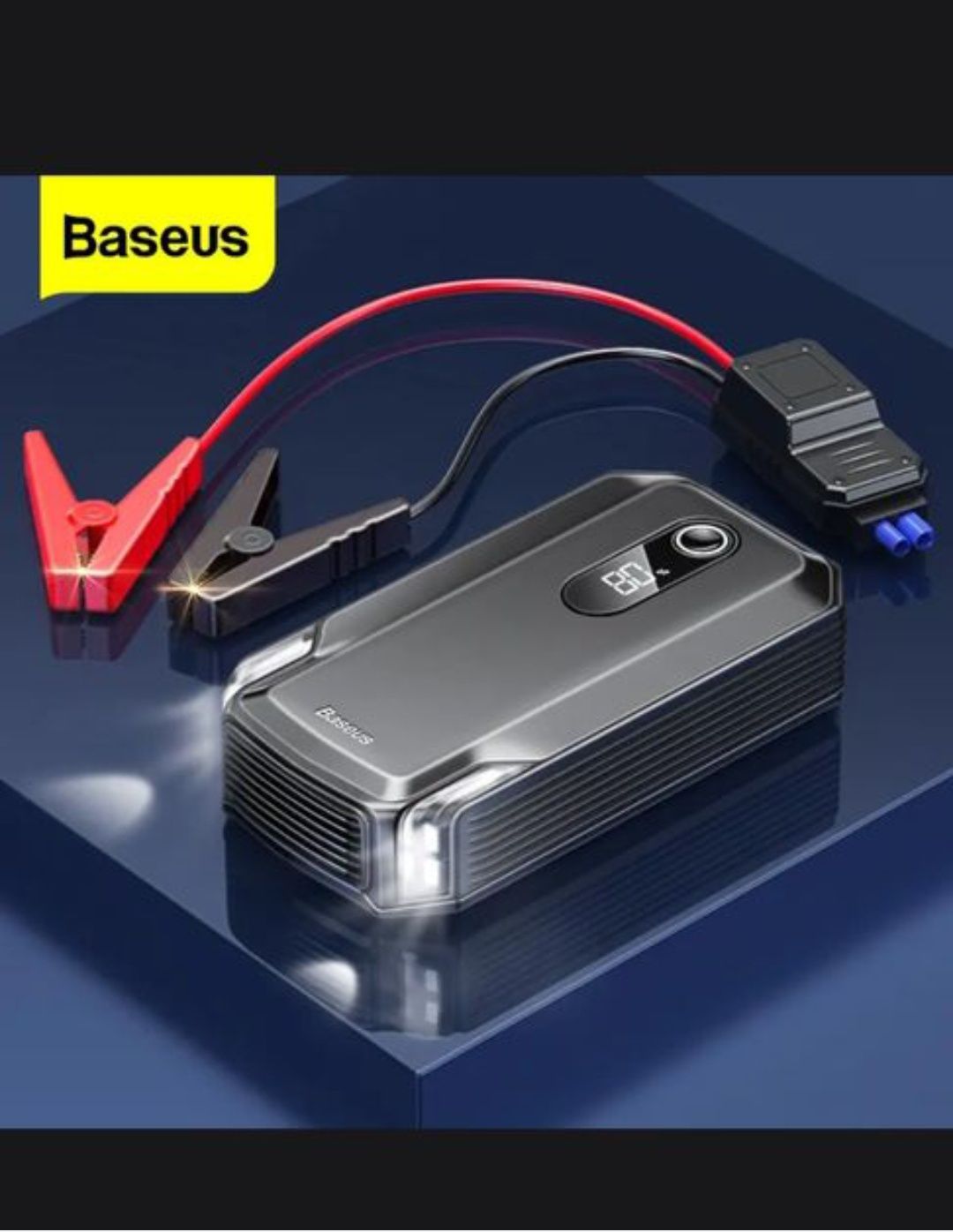 Пускач Baseus Jump Starter пусковое устройство запуск двигателя бустер
