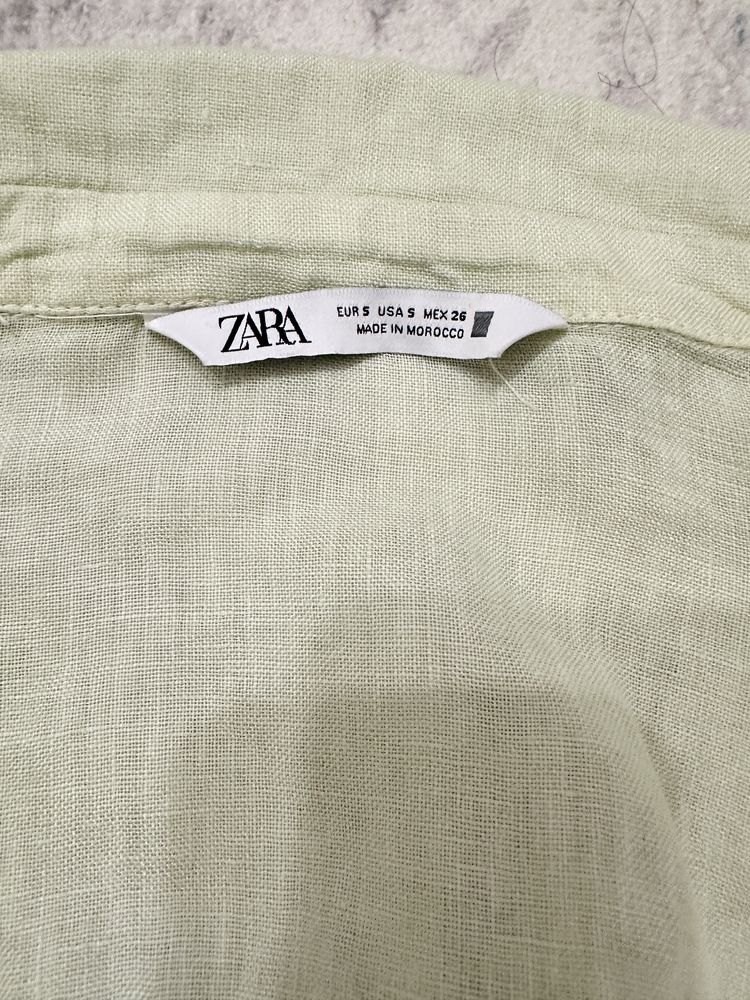 ZARA рубашка. Лён 100%