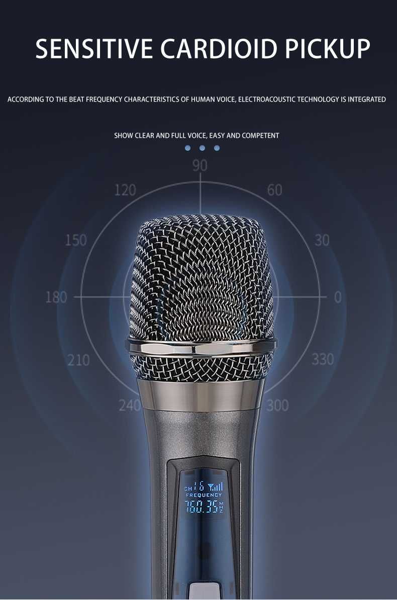Профессиональный конденсаторный беспроводной микрофон U011/U022