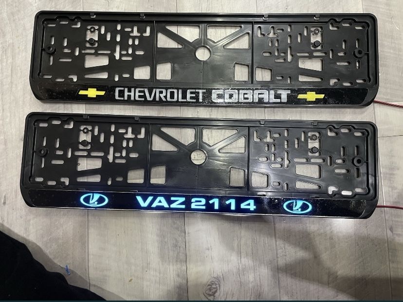 Подномерник с LED подсветкой на все марки машин Camry, Elantra, и т.д.