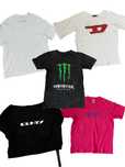 Diesel, Fortnite x Uniqlo, Rick Owens, Monster Energy, White base T.