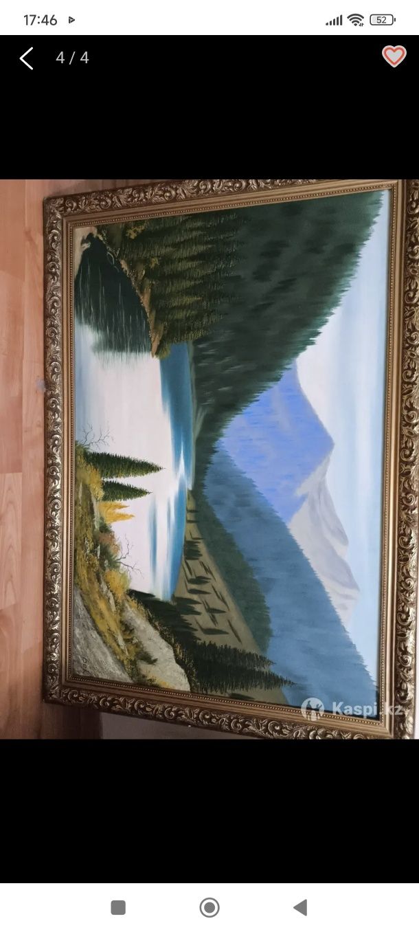 Картины, живопись, 1966года, природа Алматы