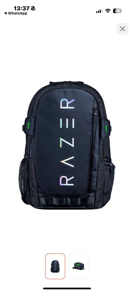 Рюкзак Razer Rogue 15.6 Backpack V3  до 15.6" черный