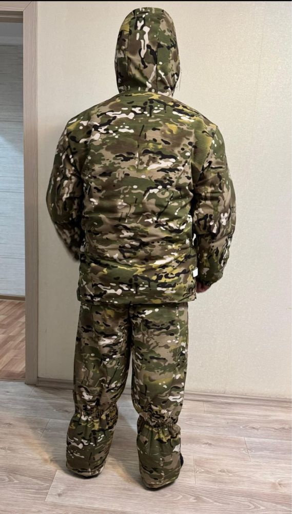 Зимний бушлат с ватными штанами