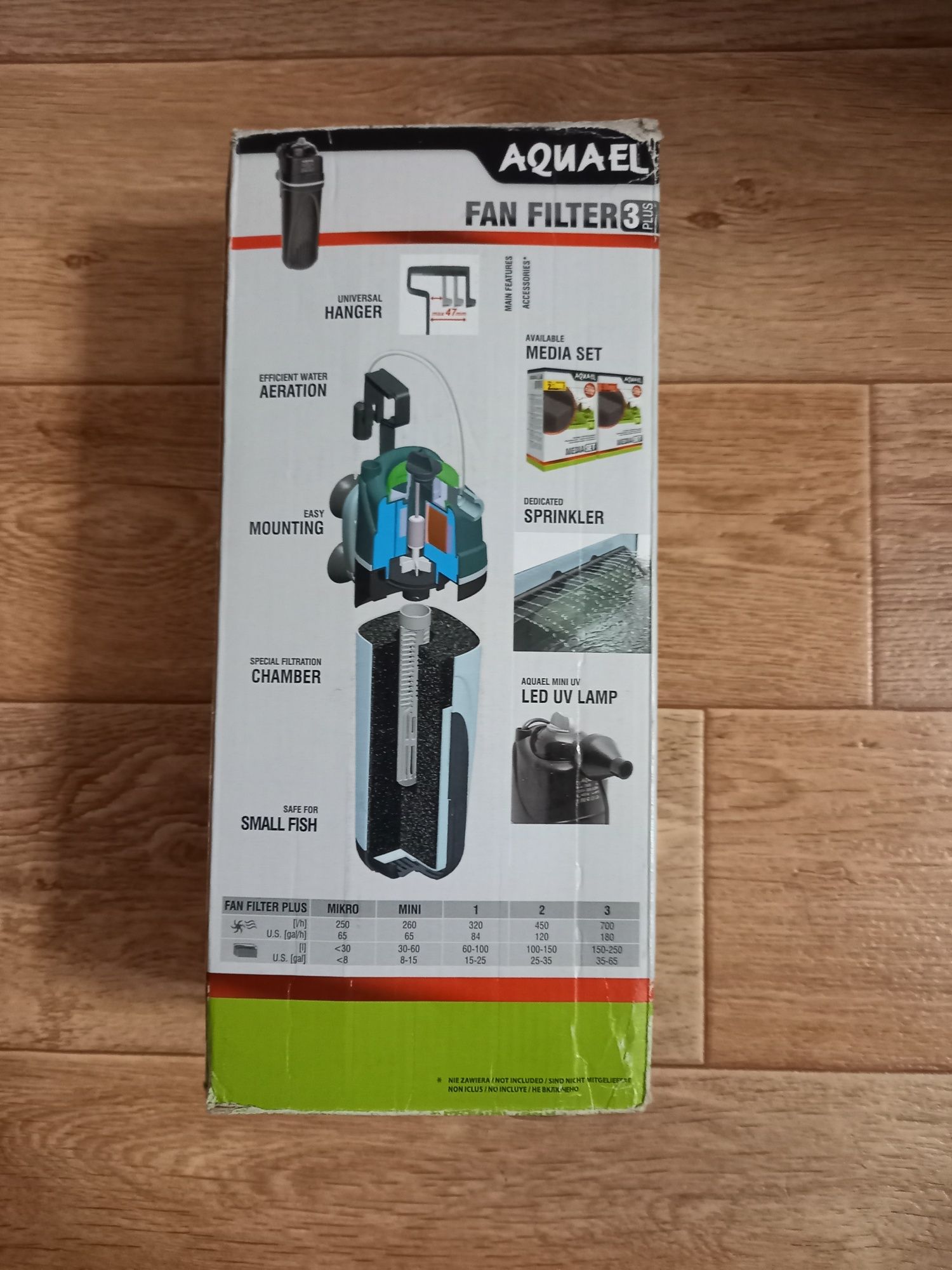 Продаю фильтр AQUAEL внутренний Fan 3 Plus.