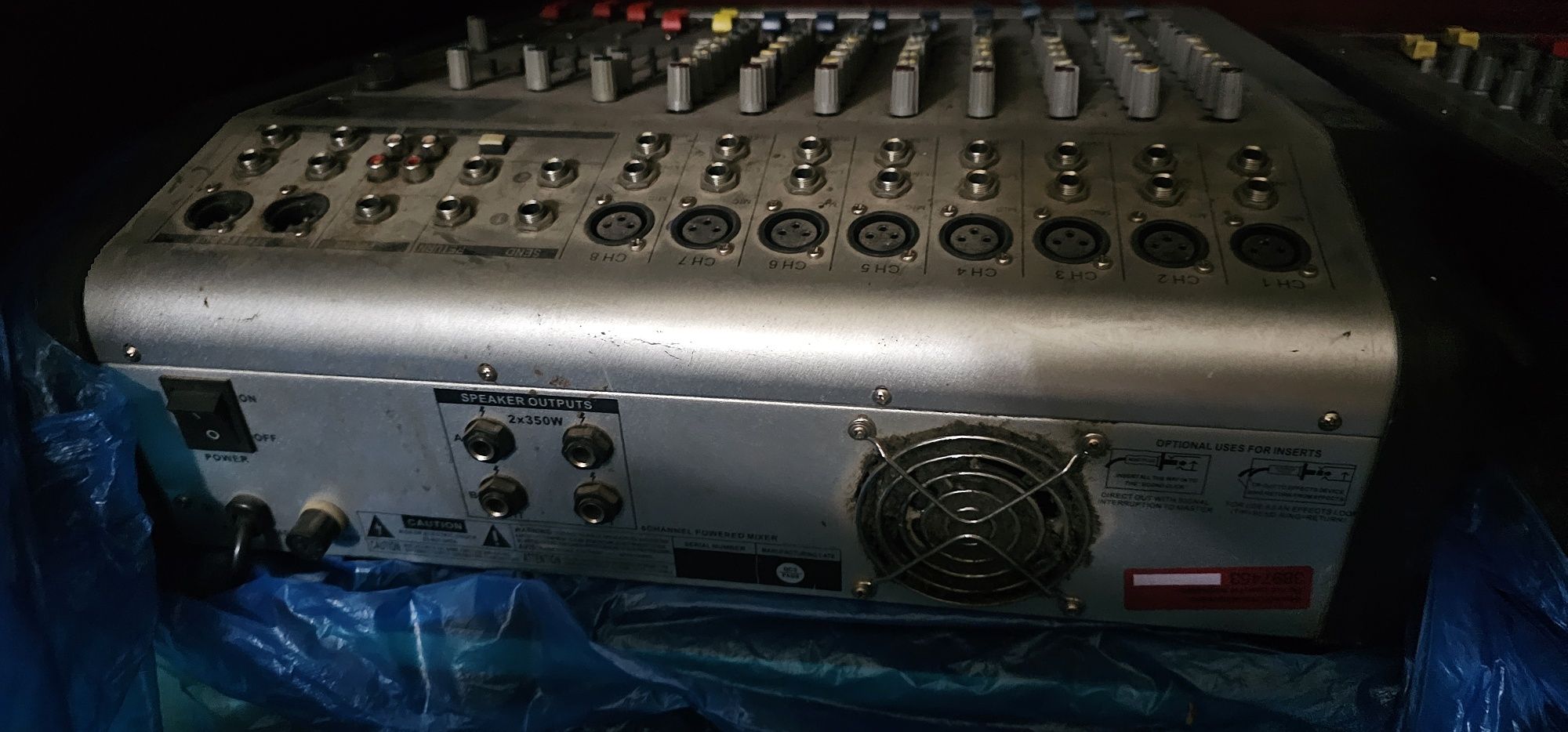 Микшер 8 канала.300ват.