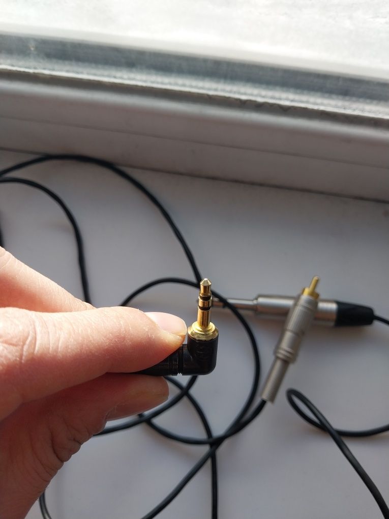 Кабель Jac 6.5 и RCA тюльпаны на мини джек