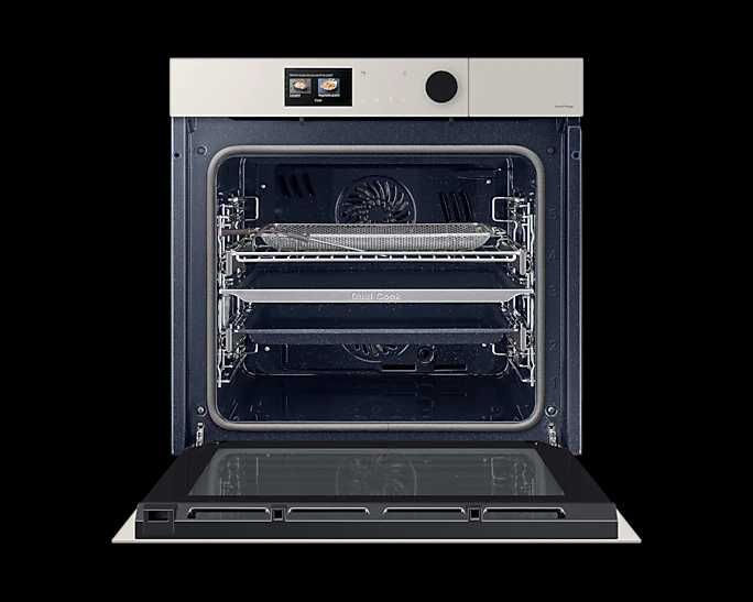 ‼️Новый‼️ Духовой шкаф SAMSUNG Dual Cook Steam BESPOKE NV7000B бежевый