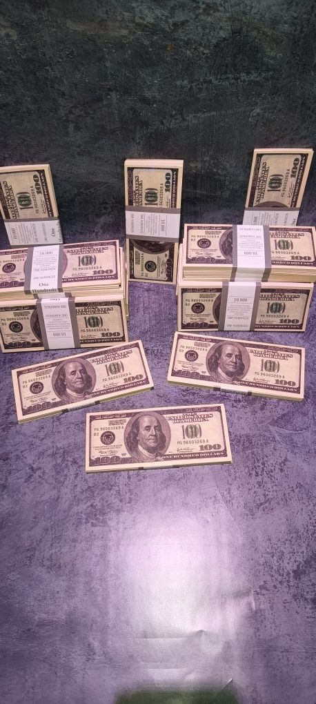 Сувенирные Деньги Доллары Купюры Подарок на 8 марта