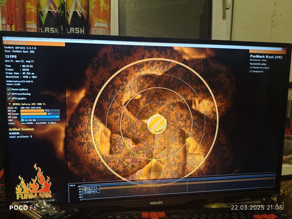 Видиокарта 1050TI 4G