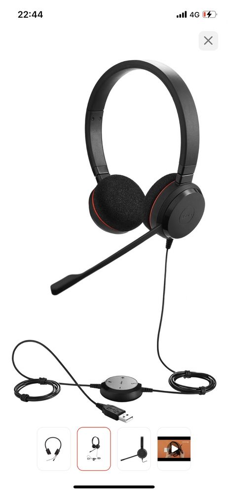 Наушники jabra 20 ms stereo